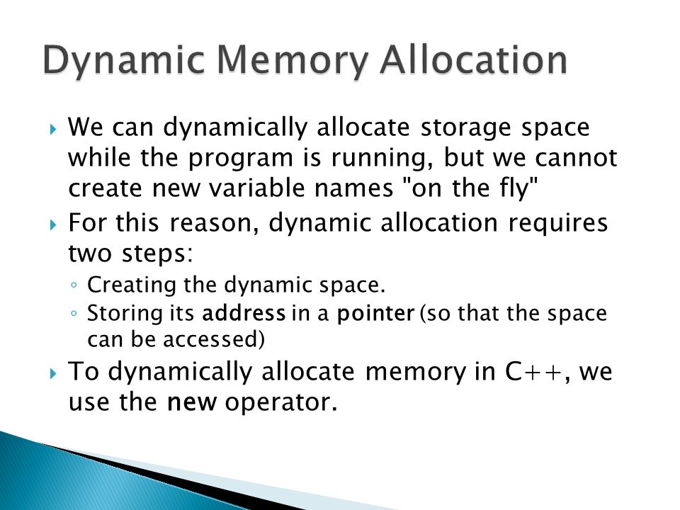 Cannot allocate. Dynamic Memory. Dynamic Memory limit.