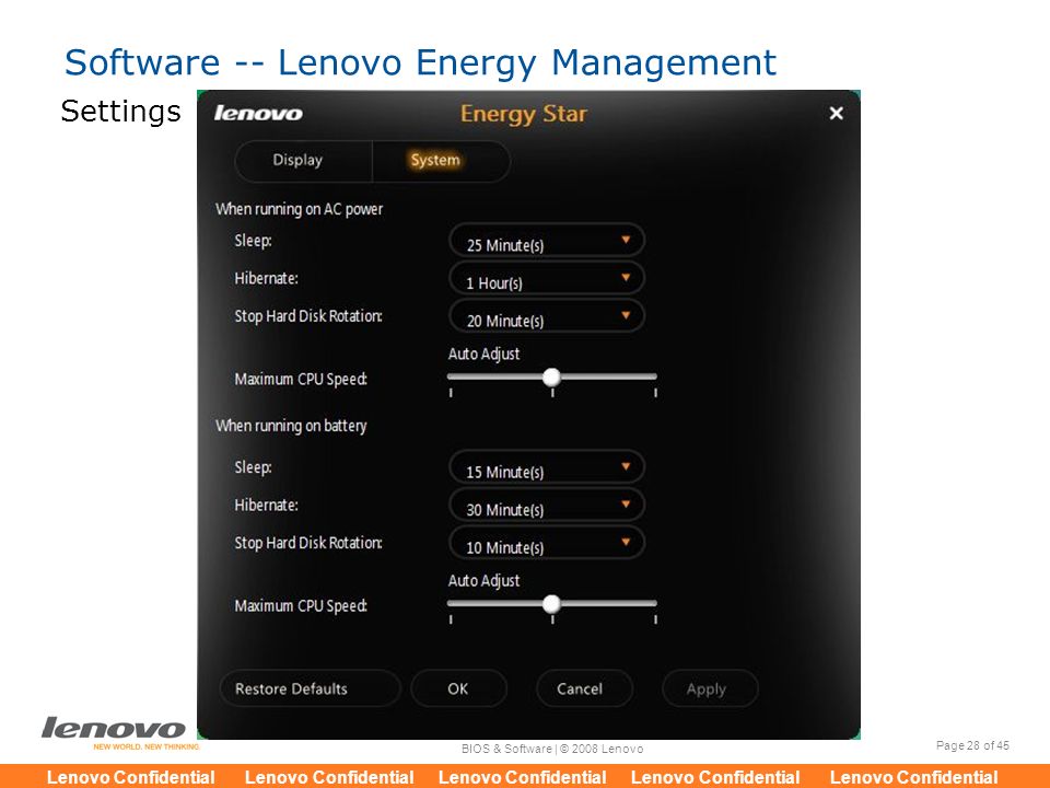 lenovo energy management download windows xp