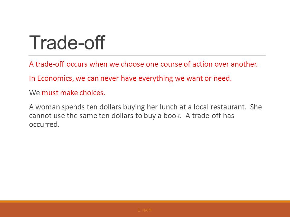 Opportunity Cost In this lesson, students will be able to define the  following key words and concepts: Trade-offs Opportunity Cost Guns or  Butter Thinking. - ppt download