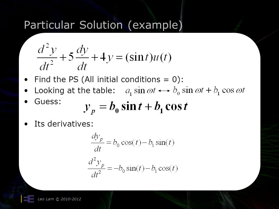 Leo Lam © Signals and Systems EE235 Lecture ppt download