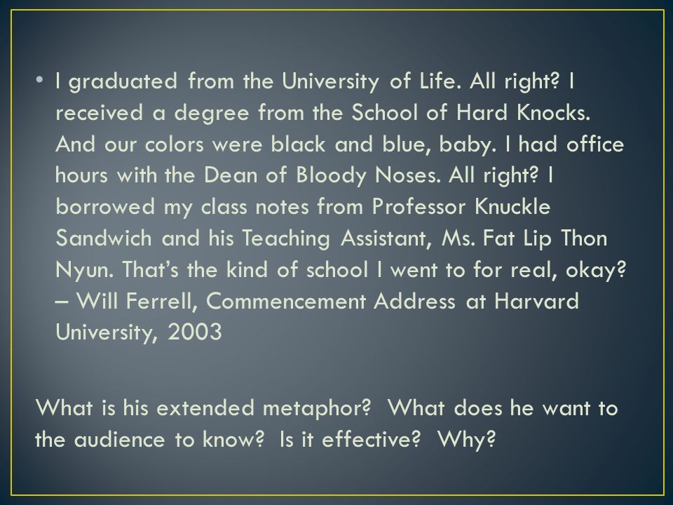 Extended Metaphor Definition A Metaphor That Continues Over Multiple Sentences And That Is Sometimes Extended Throughout An Entire Work Why Writers Ppt Download
