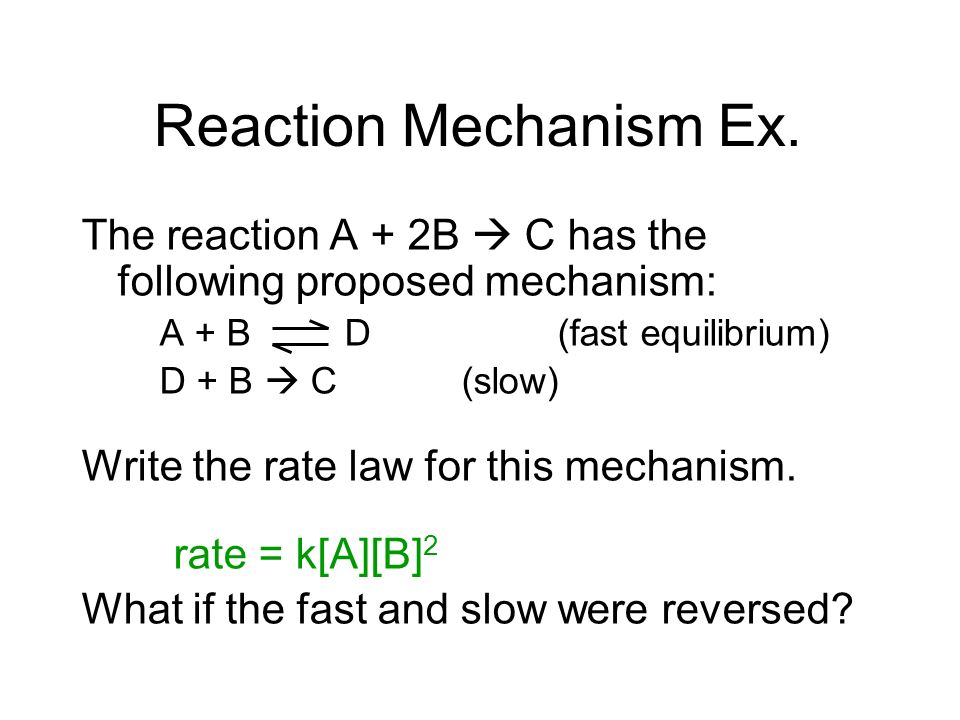 Chpt 12 - Chemical Kinetics Reaction Rates Rate Laws Reaction Mechanisms  Collision Theory Catalysis HW set1: Chpt 12 - pg , # 22, 23, 28 Due Jan. -  ppt download