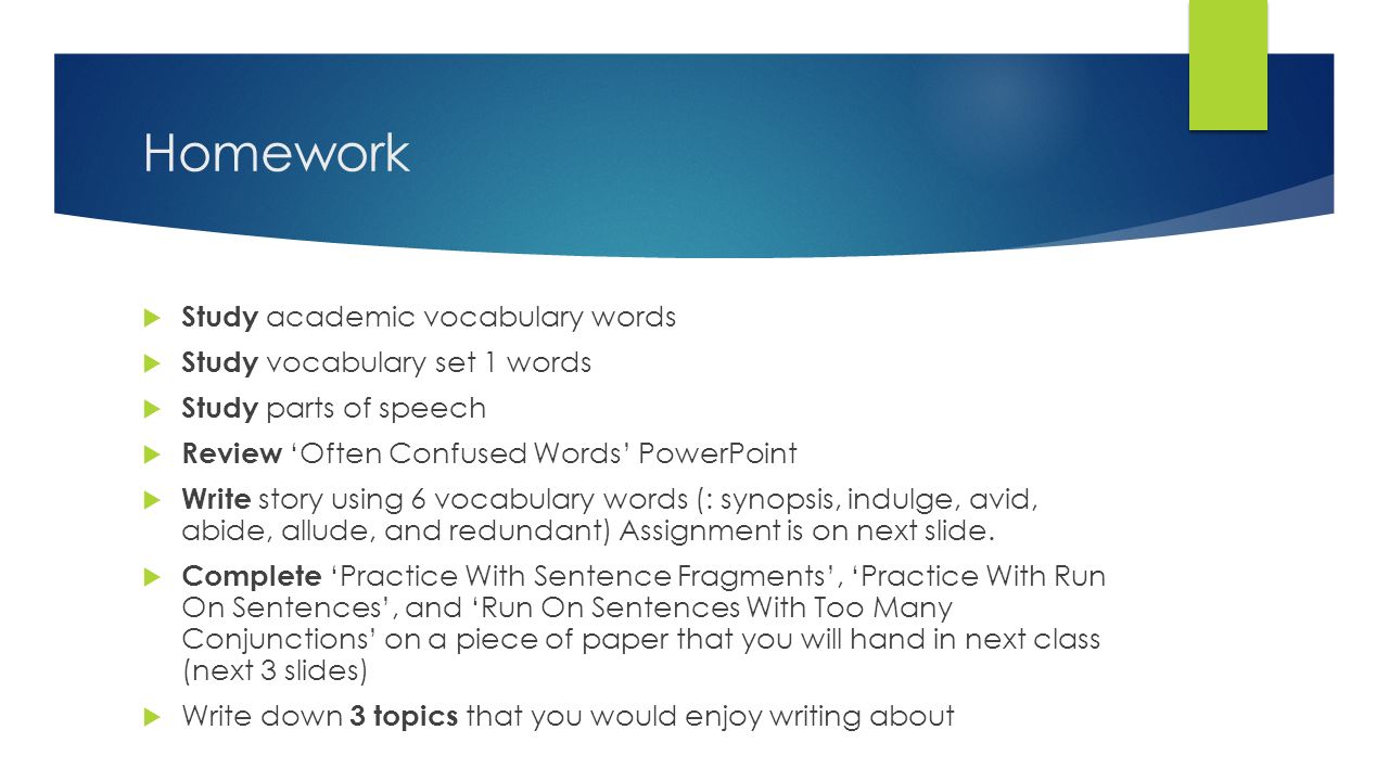 Academic Writing Week 3 Class 1 Think And Write Please Take 5 10 Minutes To Respond To The Following Questions This Will Be Collected What Is Ppt Download