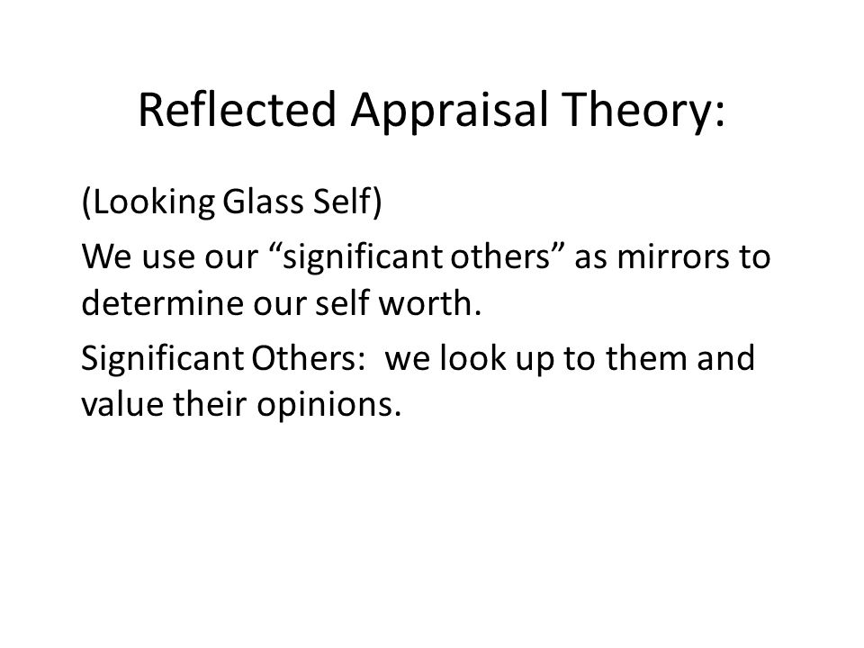 reflected appraisal