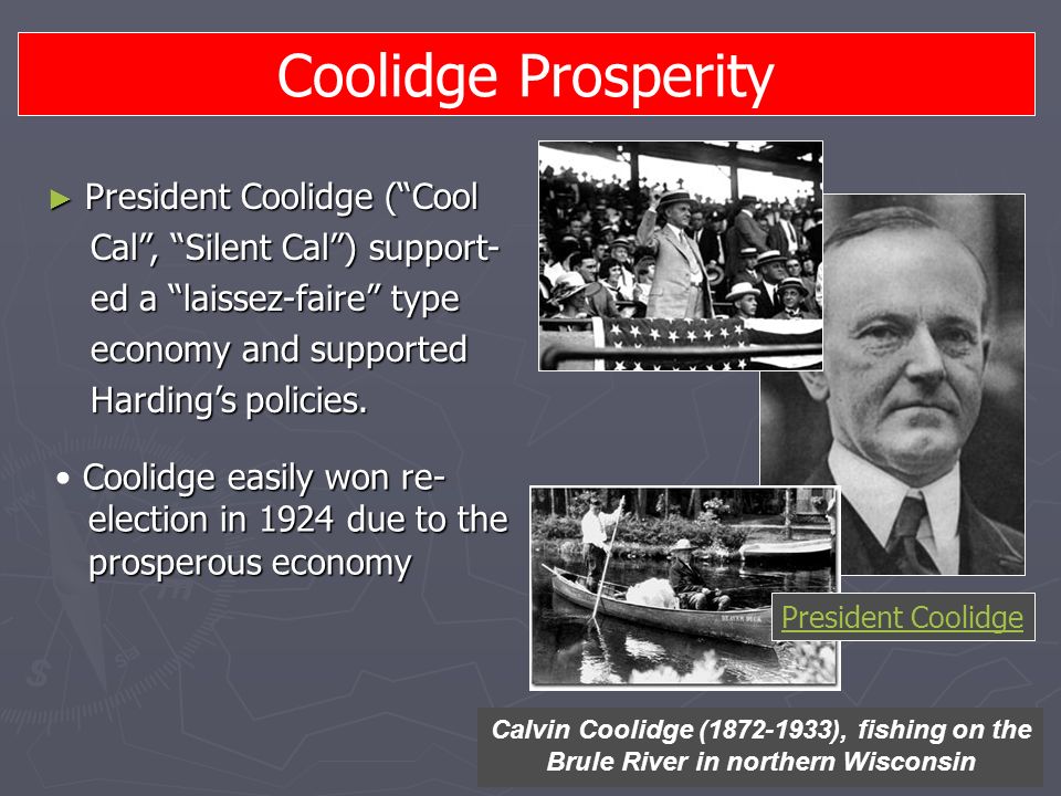 presidents harding and coolidge favored policies that
