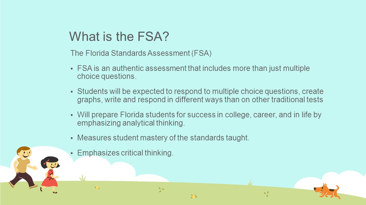 Student Testing / FSA Achievement Levels