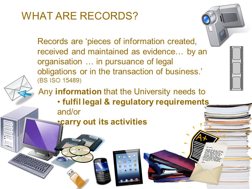 WHAT ARE RECORDS.
