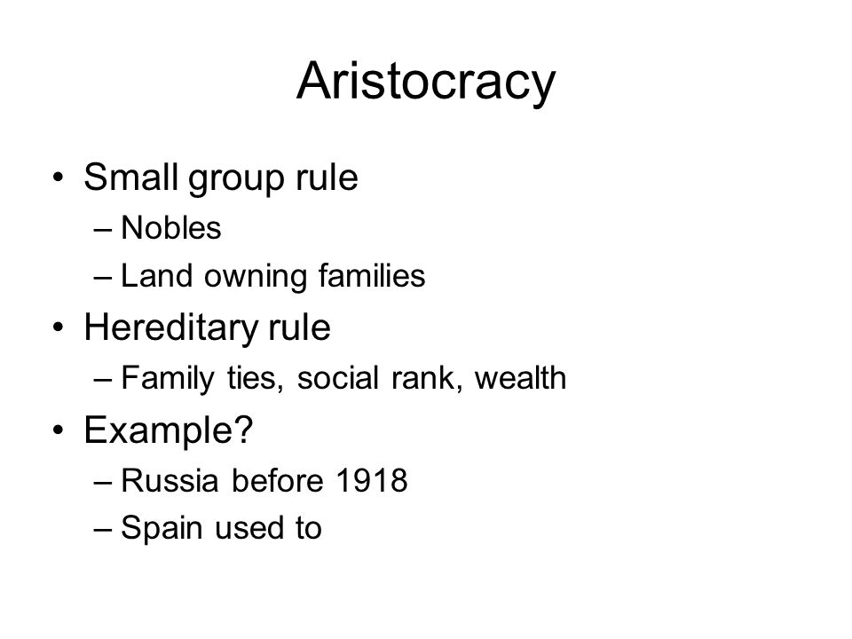 Bellwork Monday On Your Own Write Down What You Think Each Of The Following Words Mean Government Monarchy Aristocracy Oligarchy And Democracy Ppt Download Bellwork Monday On Your Own Write Down What You Think Each Of The Following Words Mean Government Monarchy Aristocracy Oligarchy And Democracy Ppt Download