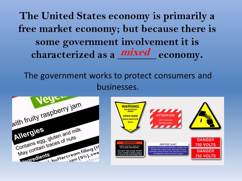 The United States Economy Operates Primarily As A Characteristics of the U.S. Economy. The United States economy is