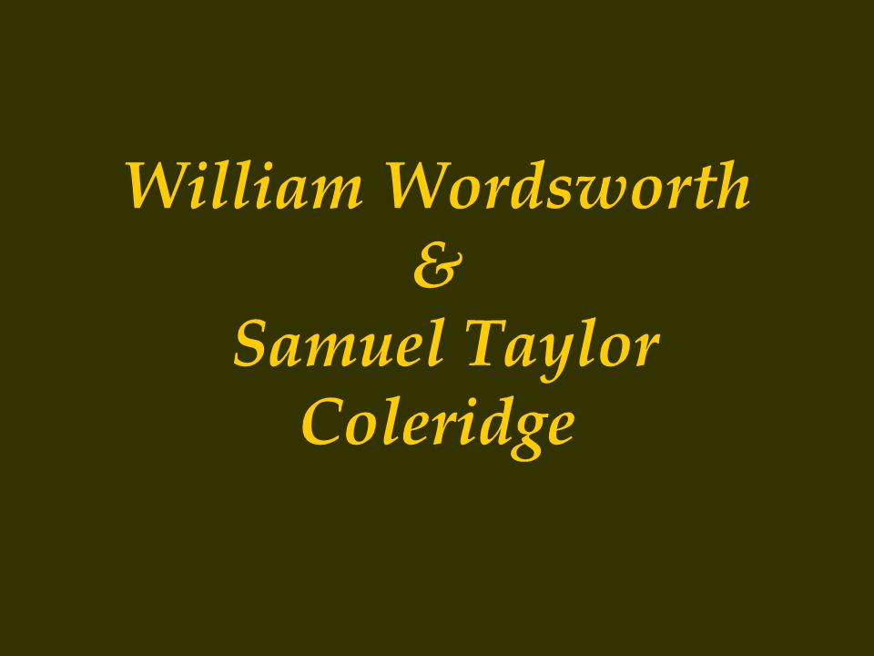 william wordsworth philosophy