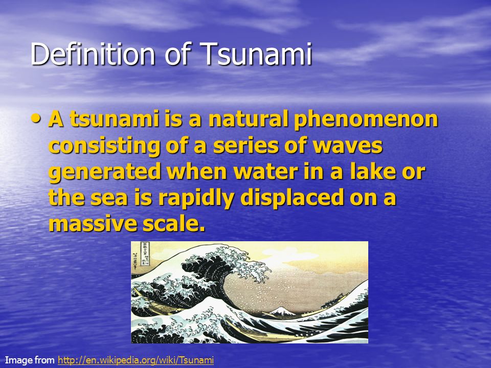 History Of Tsunamis Byron Powell University Of Phoenix Cmp 555 6