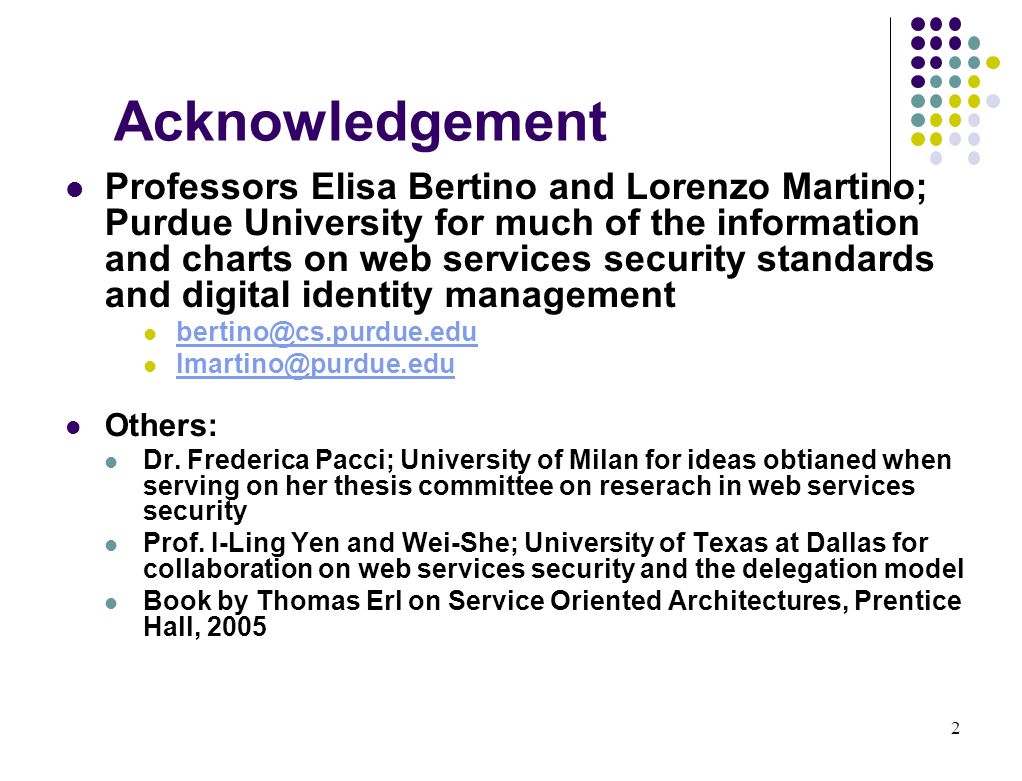 Phd thesis service oriented architecture ppt