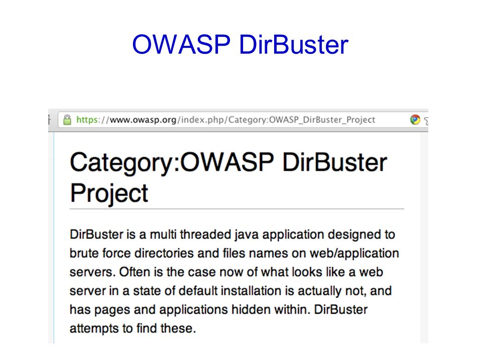 OWASP DirBuster