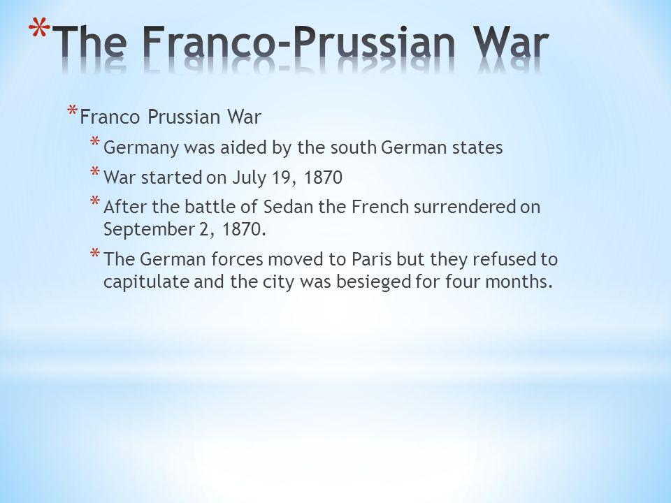 Palmer 65 pt. 2 Essential Question: How did Bismarck use war to unify Germany? - ppt download