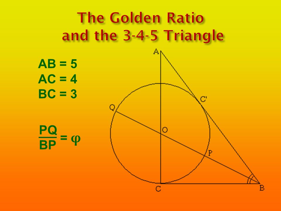 Also known as The Golden Mean The Golden Section. - ppt download