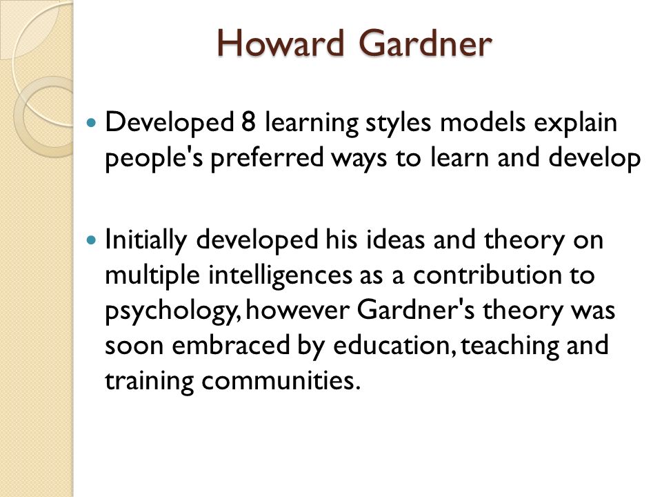 howard gardner education