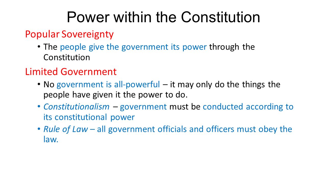 principles of the constitution “the powers delegated by the proposed