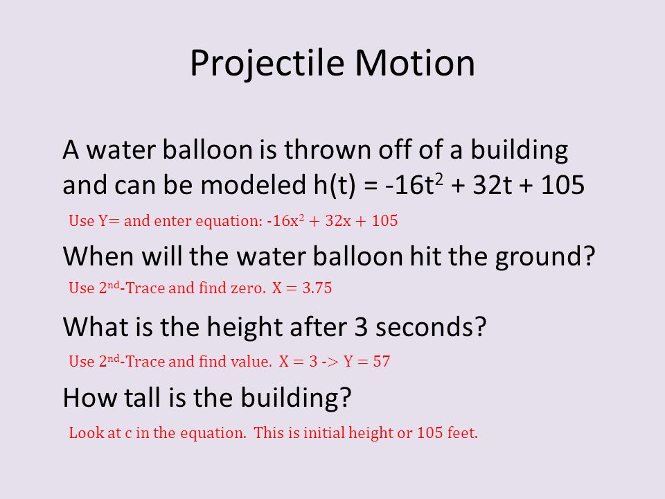 quadratic applications special topics fall ppt download