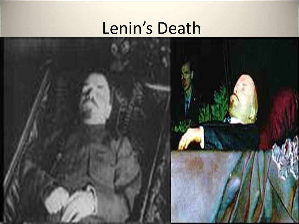 Lenin’s Death