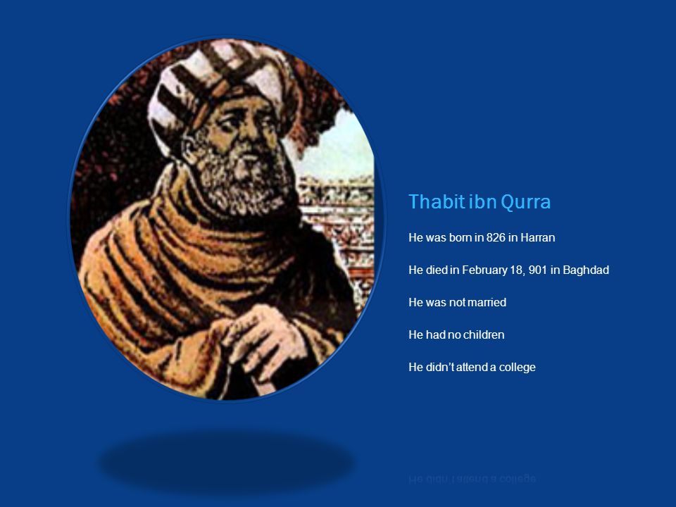 Resultado de imagem para Sinan ibn Thabit ibn Qurra