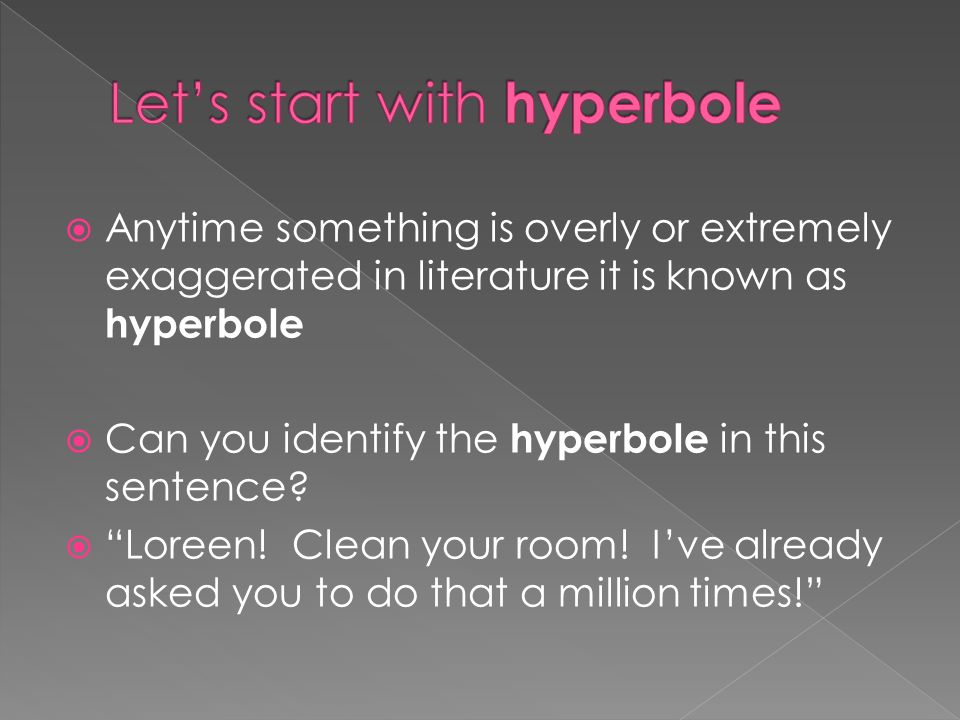  is ... Hyperbole Today three: focus on will -which you