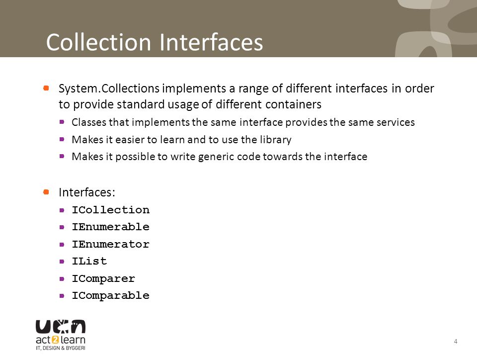 how to use icollections how to use icollections