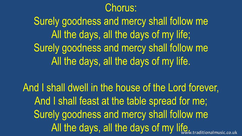 A Pilgrim Was I And A Wandering Surely Goodness And Mercy John W Peterson 1958 Paraphraser Alfred B Smith 1958 Copyright 1958 New Spring Inc Ppt Download