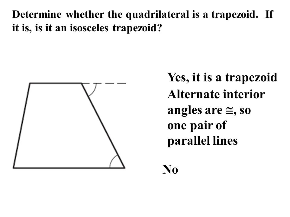 8 5 Use Properties Of Trapezoids And Kites Trapezoid
