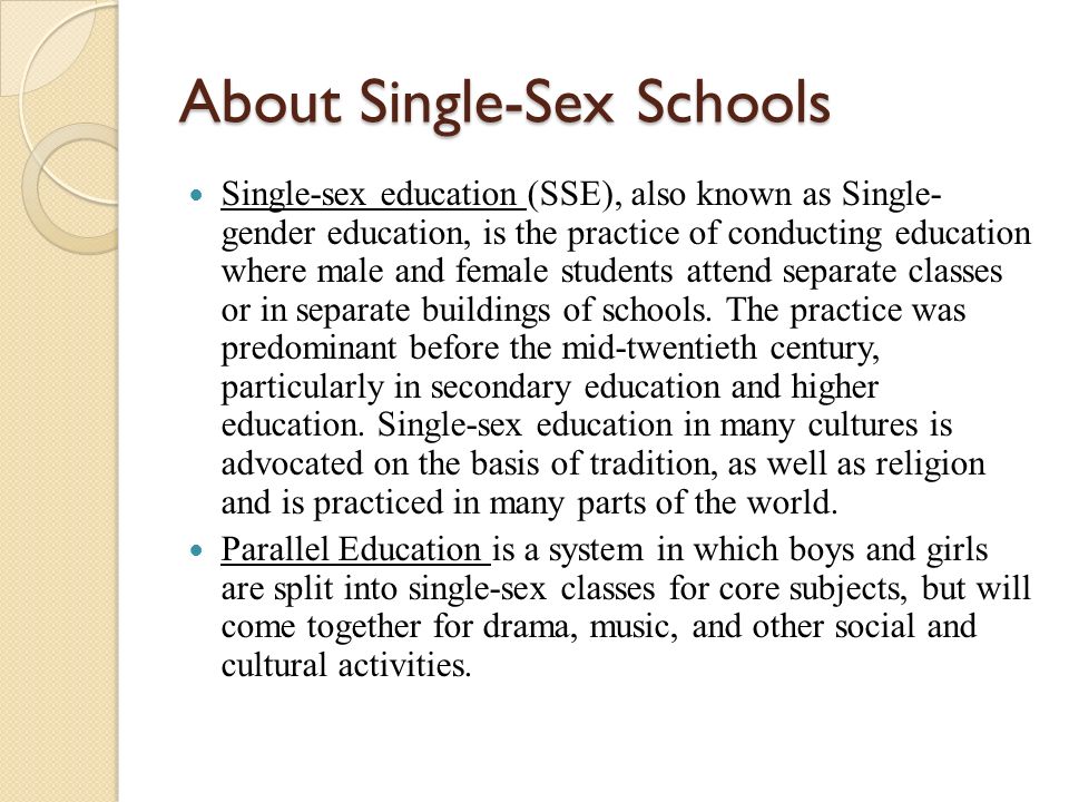 Benefits of single sex education foto 2