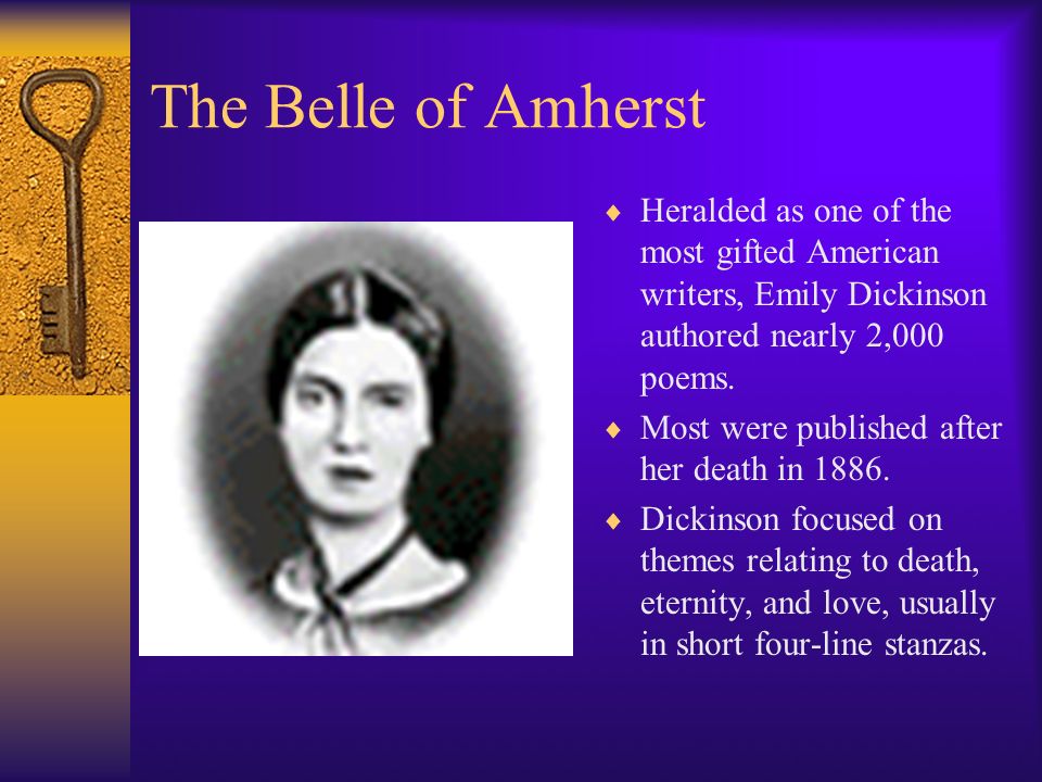 America ' s Poets, Walt Whitman and Emily Dickinson. - ppt download