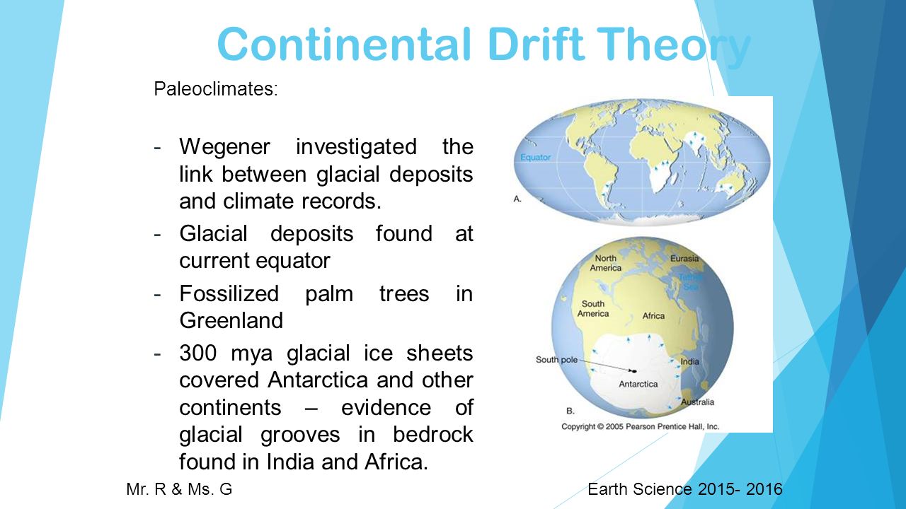 Continental Drift Theory Mr. R & Ms.