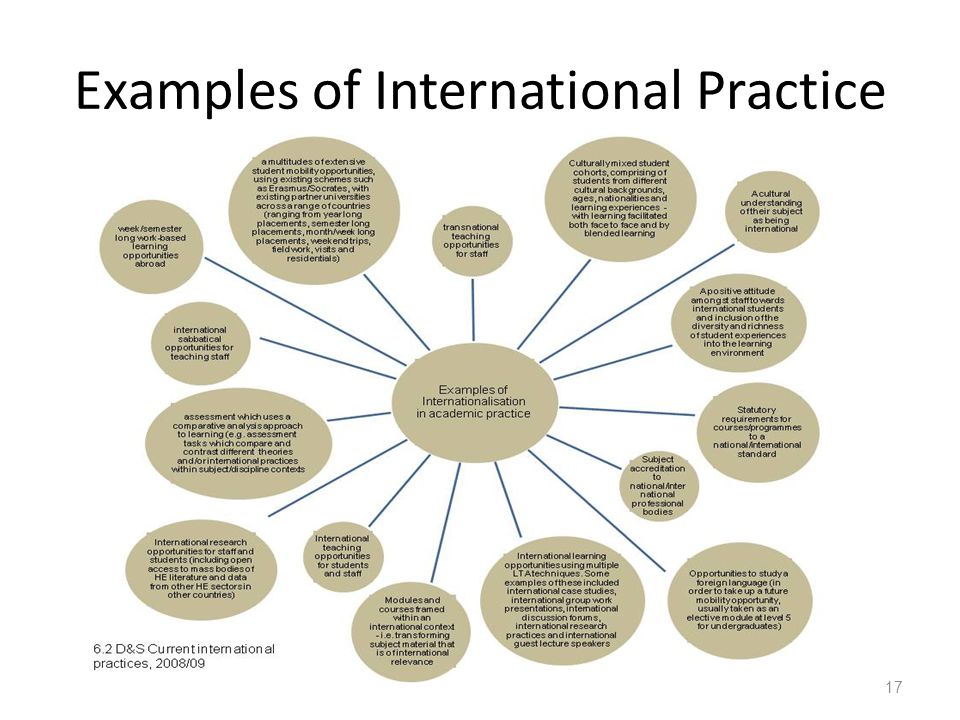 Examples of International Practice 17