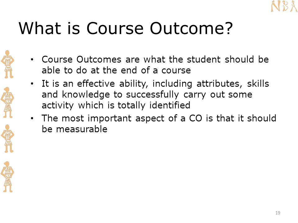 Image result for outcomes of the course