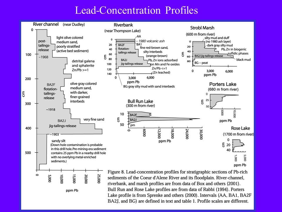 Lead-Concentration Profiles