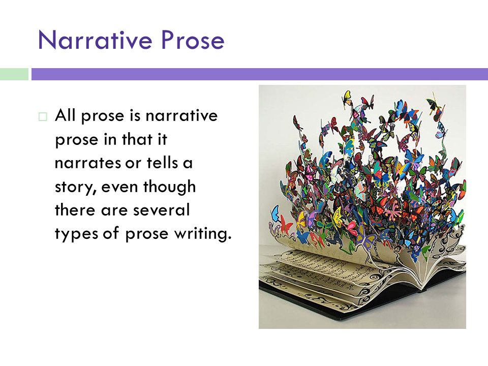 Narrative prose 2024