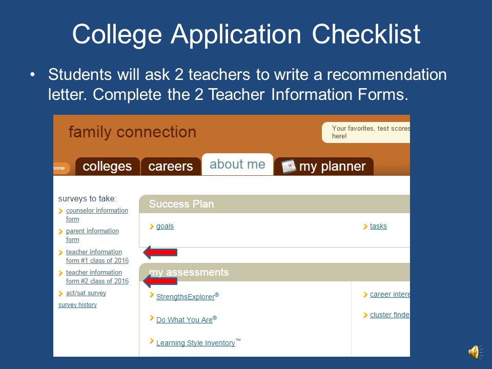 In House College Application Process Howard High School Mrs