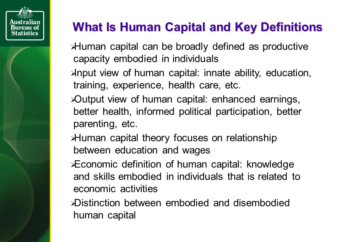 What is human capital 74 What is human capital 82