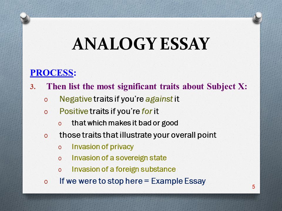 Реферат: Analogy Essay Research Paper analogy