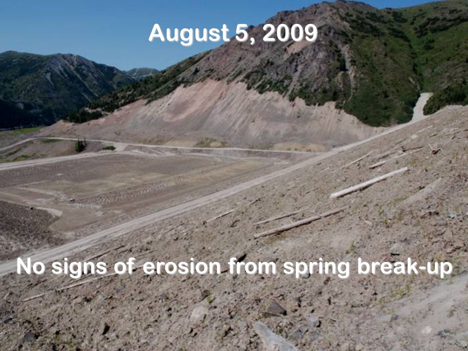 Erosion solution - Kemess Mine tailings dam PPTDavid F. Polster, M.Sc., R.P.Bio Polster Environmental Services Ltd Deuchars Drive... 