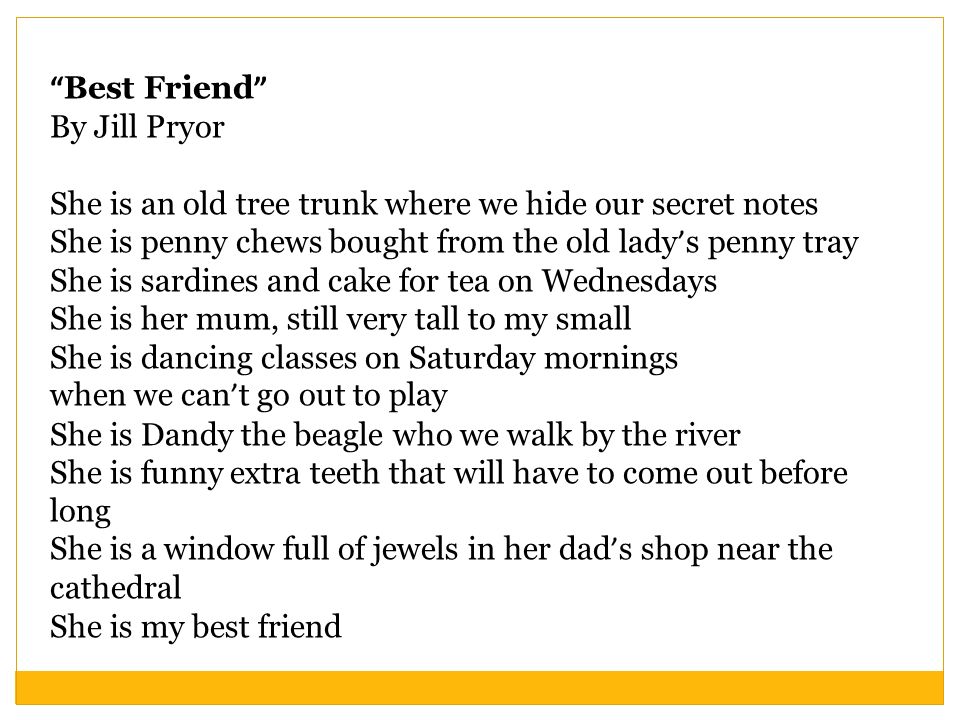 simile poems about friends