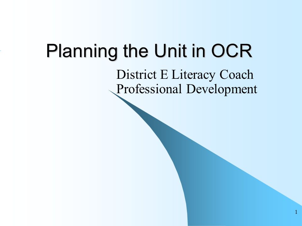 Online homework planner ocr