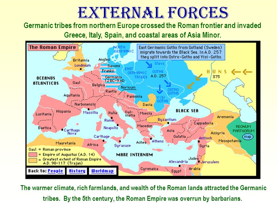 Germanic tribes. Roman Empire and Germanic Tribes. The Northern Frontier of the Roman Empire. Germanic Tribes Map. Classification of old Germanic Tribes.