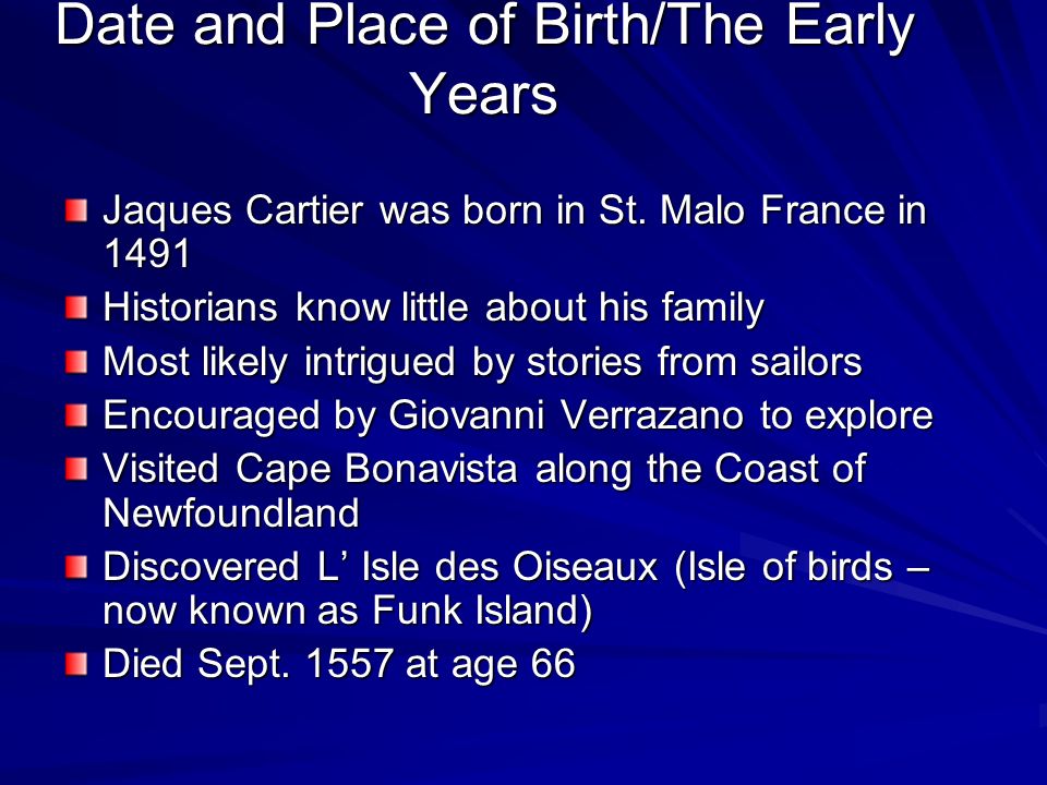 interesting facts about jacques cartier