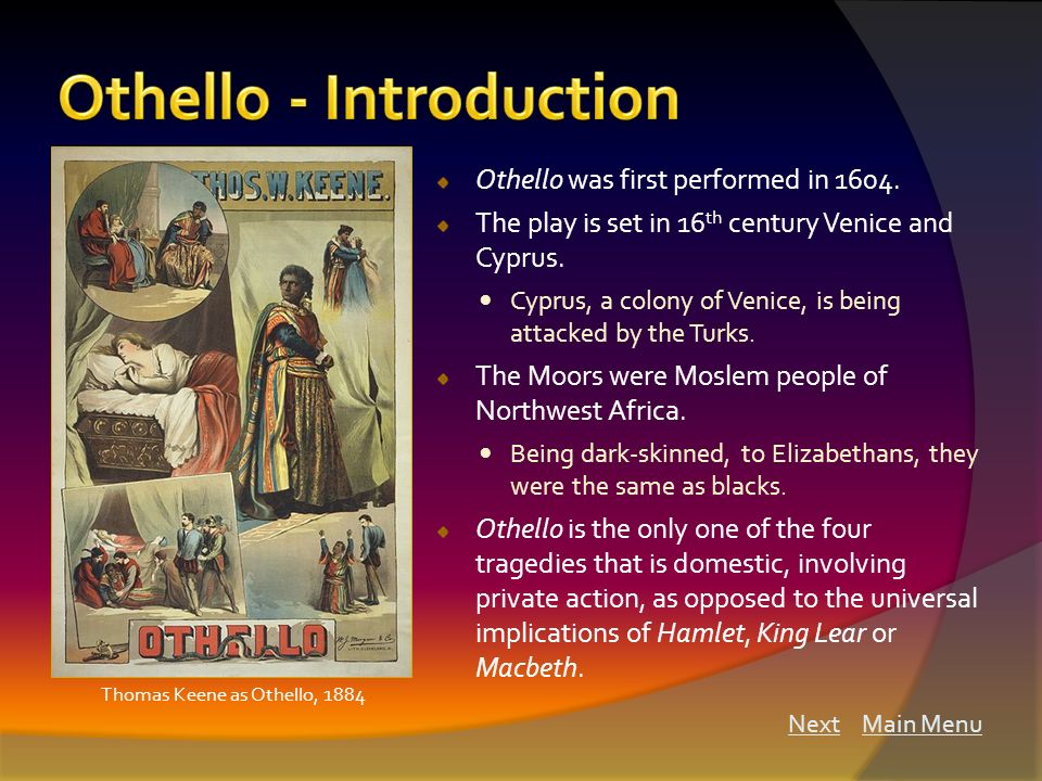 Реферат: Othello The Moor Of Venice Analysis Essay