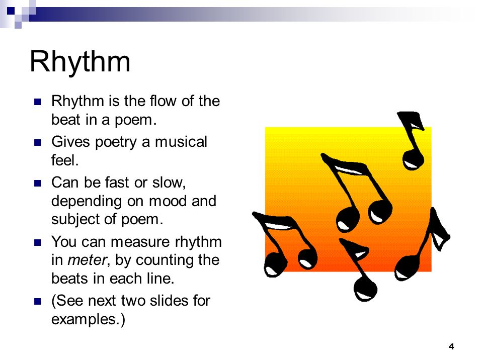 Understanding Poetry Ms. Meyer / English In poetry the sound and