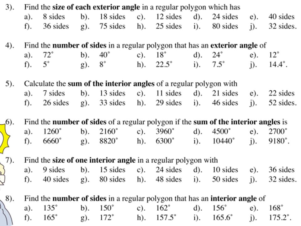 Angles In Regular Polygons Be Able To Find The Interior And