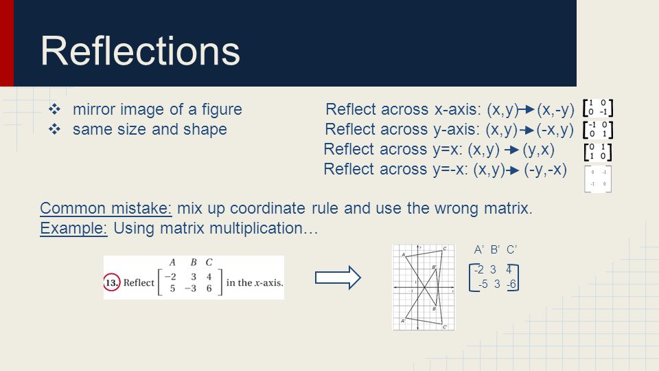 Honors Geometry Unit 9 Vectors Matrices Reflection Translations Rotations Compositions Clock Buried Treasure And Dilations Gagan Mavi Haripriya Ppt Download