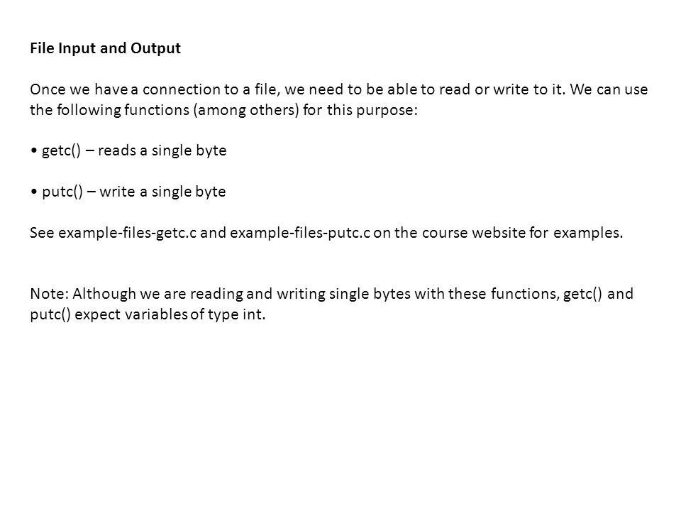 files in c examples types of files in c
