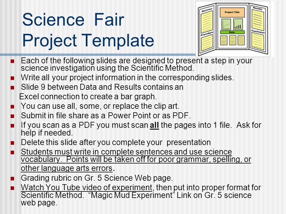 science fair project template each of the following slides are science fair project powerpoint