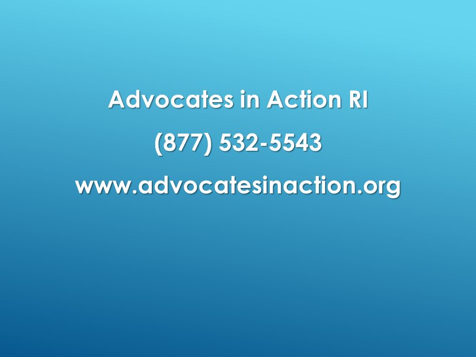 Advocates in Action RI (877)